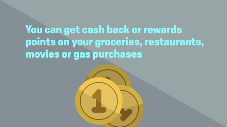 You can get cash back or rewards with student credit card